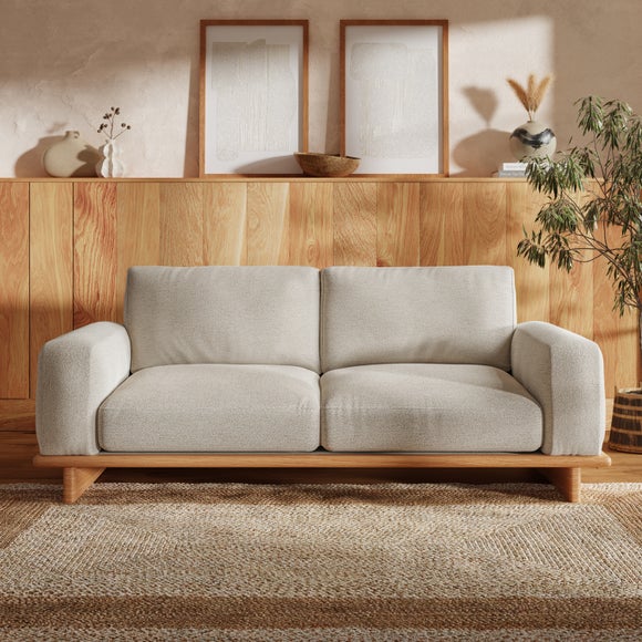 Nook Boucle Texture 3 Seater Sofa