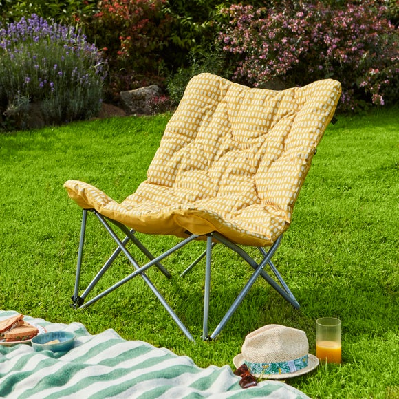 View Padded Yellow Ochre Camping Chair View Padded Yellow Ochre Camping Chair
