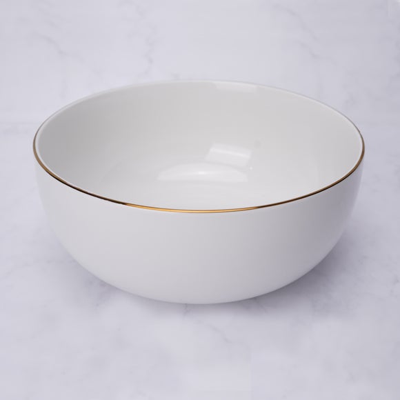 Click to view product details and reviews for Gold Band Serve Bowl.