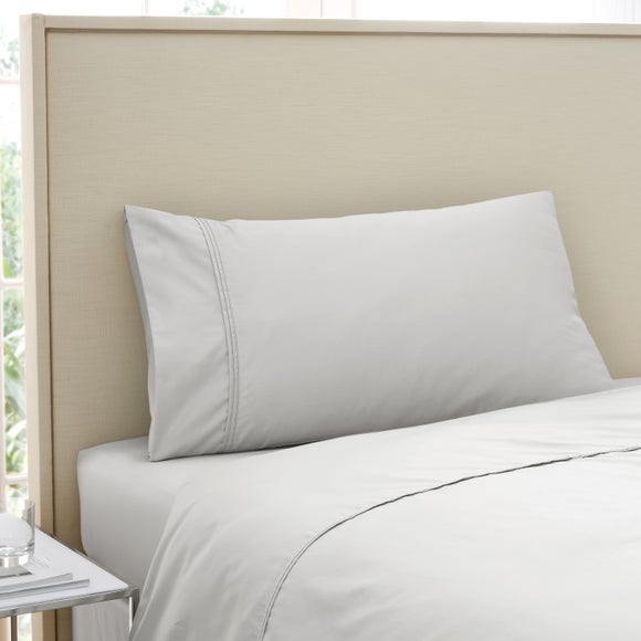 Dorma 500 Thread Count 100 Cotton Sateen Standard Kingsize Pillowcase