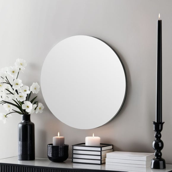 Yearn Simple Round Wall Mirror