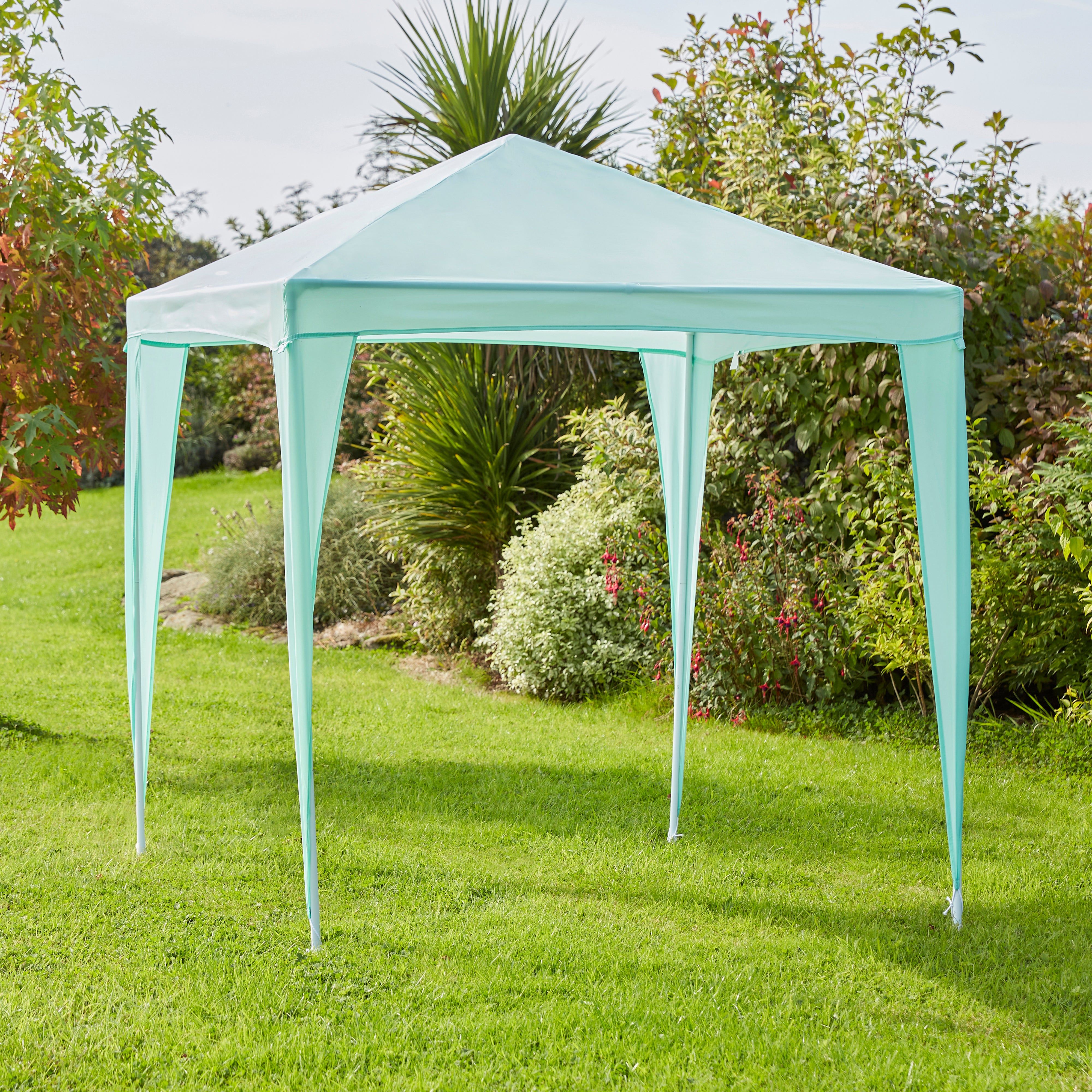 Kids Pop Up Green Gazebo Seafoam (Blue)