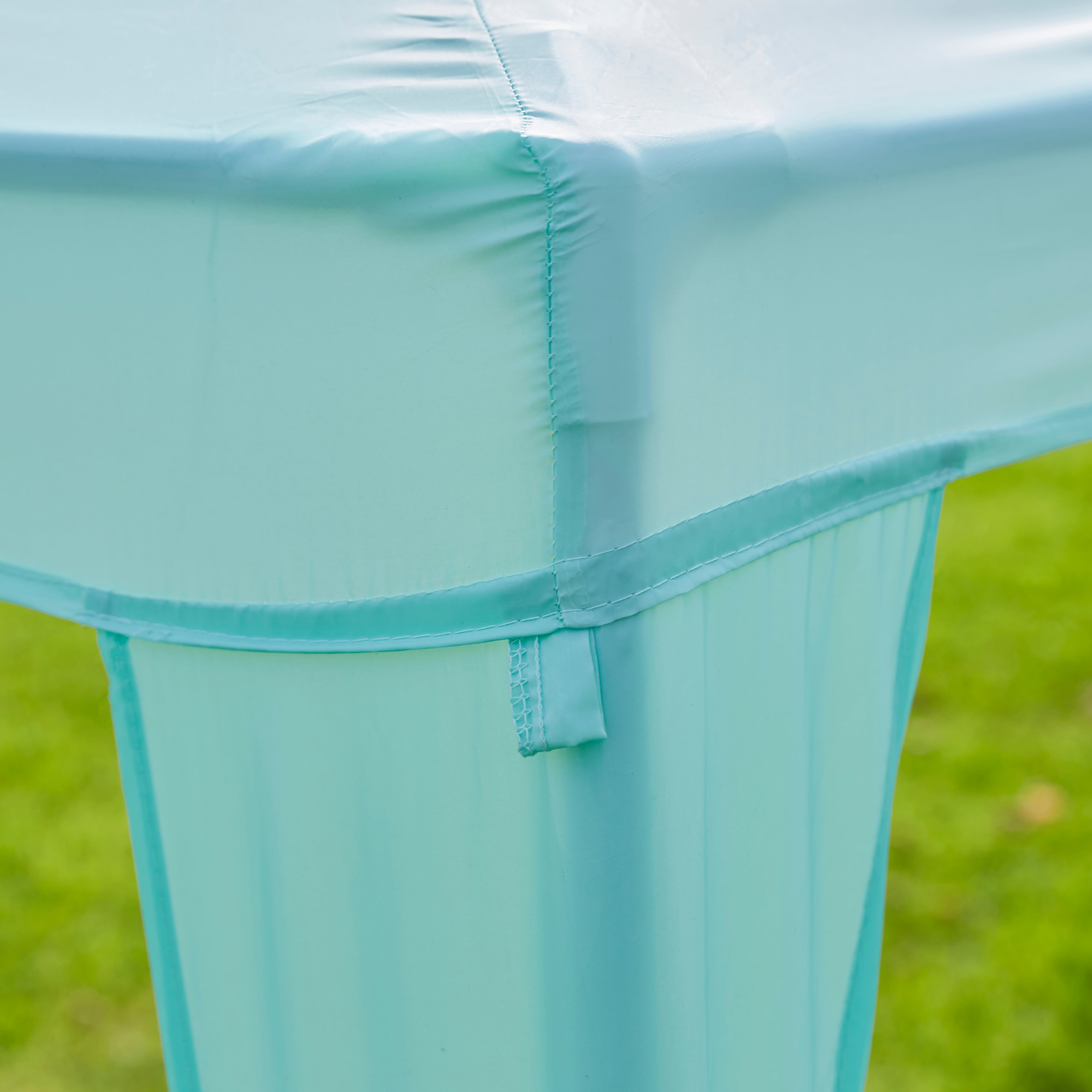 Kids Pop Up Green Gazebo Seafoam (Blue)