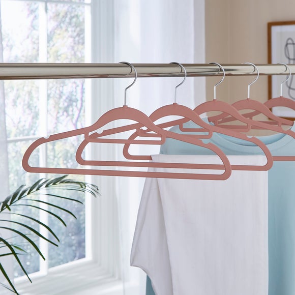 Pack of 5 Non-Slip Rubber Hangers