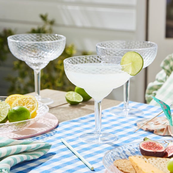 Click to view product details and reviews for Ripple Acrylic Margarita Glass.