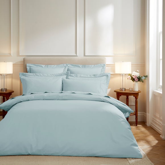 Dorma Crisp Fresh 400 Thread Count Egyptian Cotton Percale Duvet Cover
