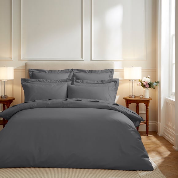 Dorma Crisp Fresh 400 Thread Count Egyptian Cotton Percale Duvet Cover