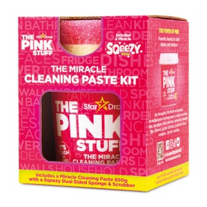 The Pink Stuff Floor Paste And Squeezy Scrubber Kit