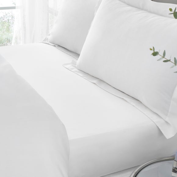 Hotel 230 Thread Count 100 Cotton Sateen Fitted Sheet