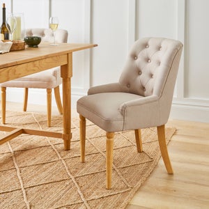 Beatrice Button Back Dining Chair- Fabric