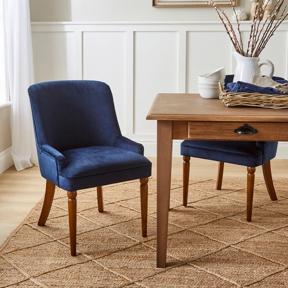 Beatrice Dining Chair Luxe Navy Velvet