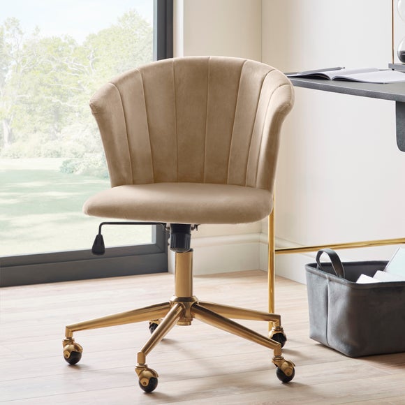 Click to view product details and reviews for Kendall Velvet Office Chair.