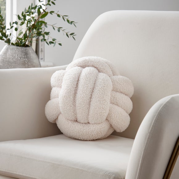 Click to view product details and reviews for Knot Boucle Ball Cushion.