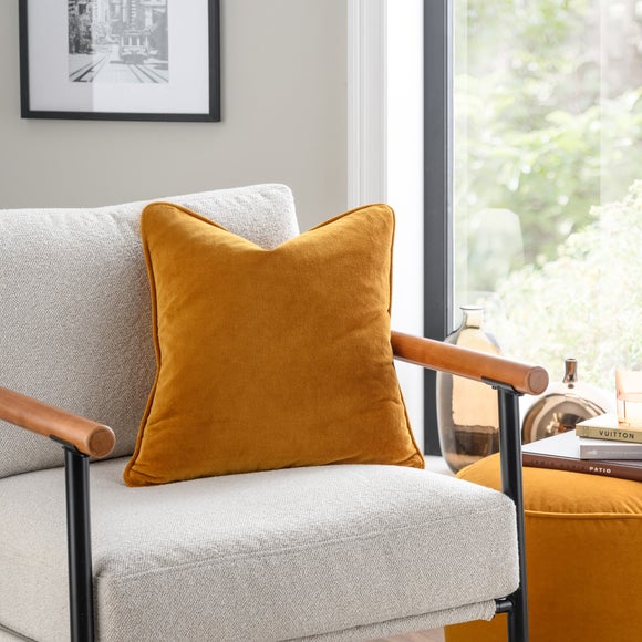 View Clara Cotton Velvet Square Cushion View Clara Cotton Velvet Square Cushion