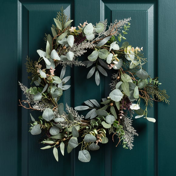 Click to view product details and reviews for Artificial Eucalyptus Rustic Wreath. Click to view product details and reviews for Artificial Eucalyptus Rustic Wreath.