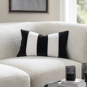 Clara Stripe Cotton Rectangle Cushion