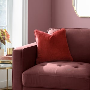 Clara Cotton Velvet Square Cushion
