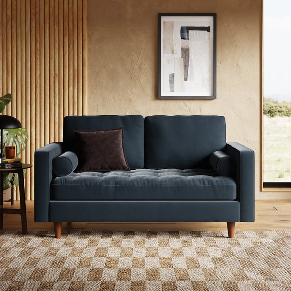 Zoe Casual Sit Velvet 2 Seater Sofa