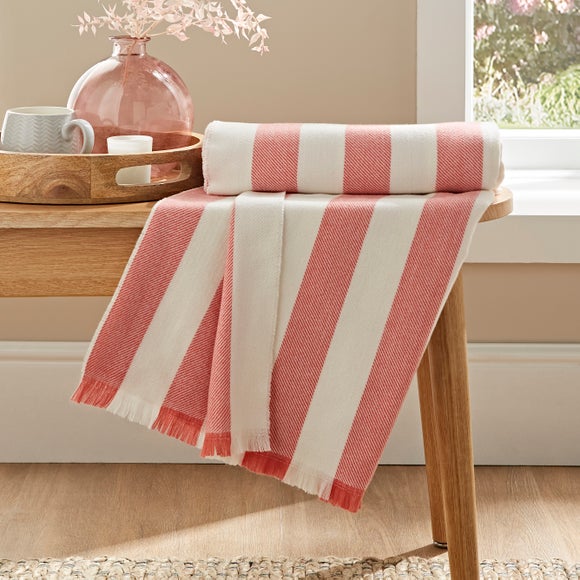 Soft Stripe Throw Blanket 130cm X 180cm