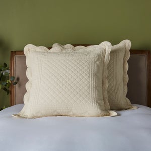 Dorma Soft Scalloped Pillow Sham