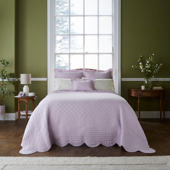 Dorma Soft Scalloped Bedspread