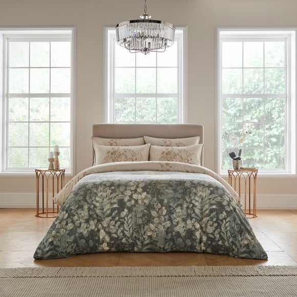 Click to view product details and reviews for Dorma Whispering Leaves Duvet Cover And Pillowcase Set.