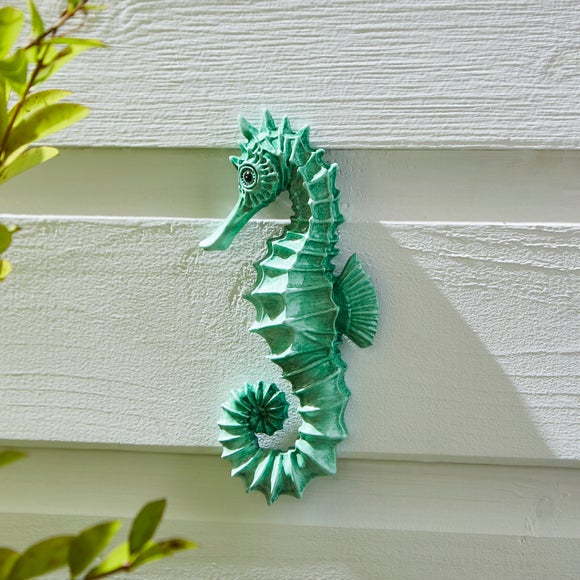 Hanging Resin Seahorse Wall Ornament