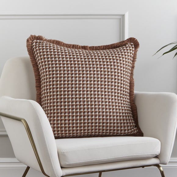 Click to view product details and reviews for Geometric Fringed Cushion.