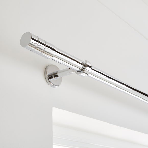 Cylinder Extendable Metal Eyelet Curtain Pole