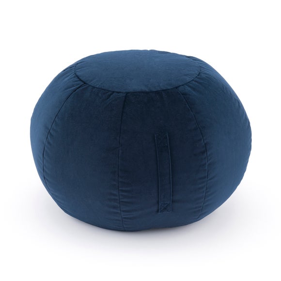 Eliza Navy Ball Pouffe