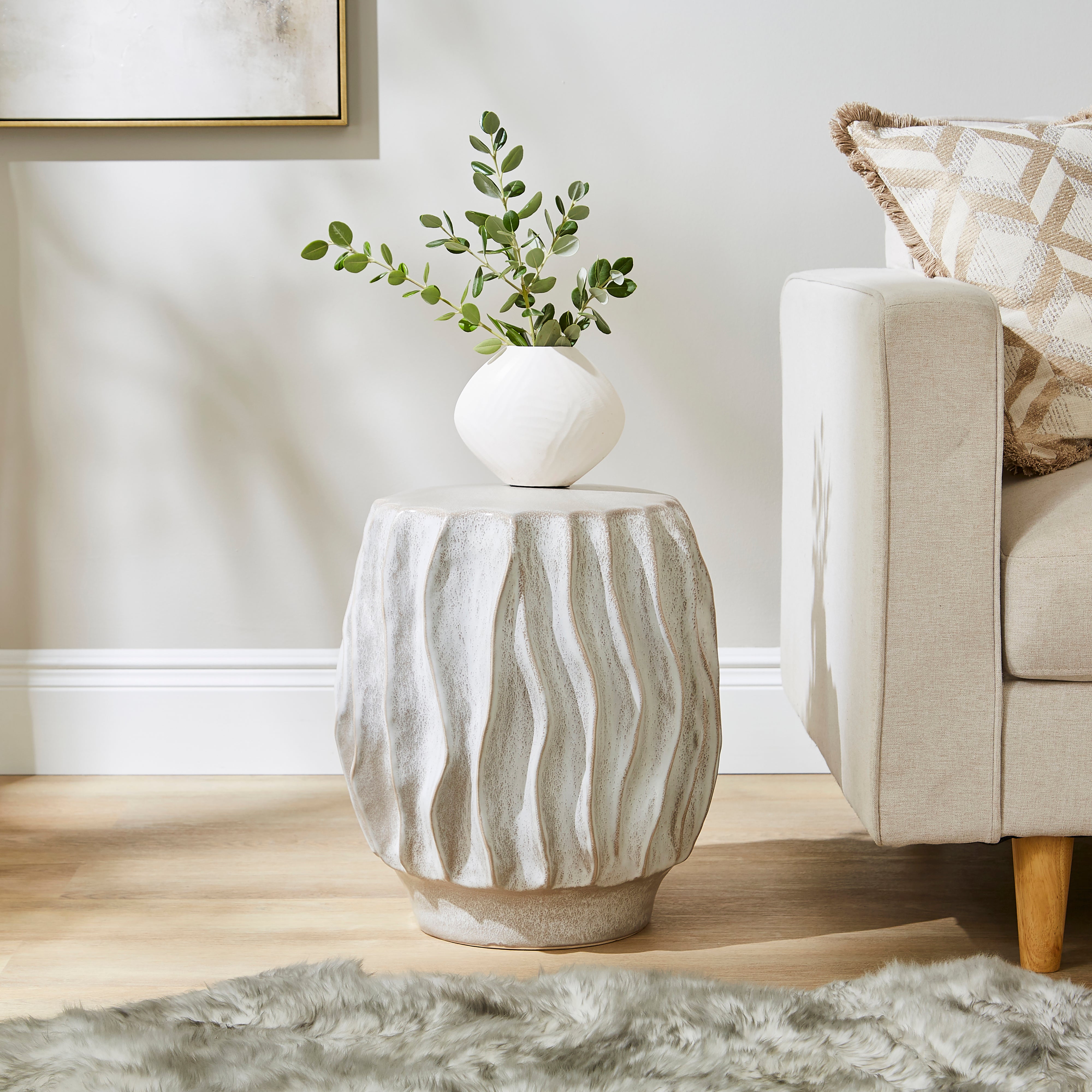 Selene Ceramic Side Table