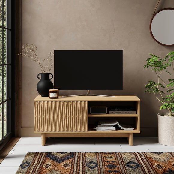 Inga Small Tv Unit For Tvs Up To 44 Oak Effect