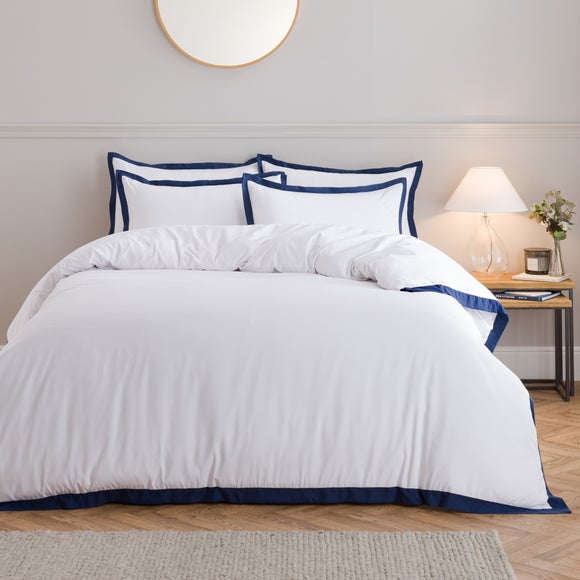 Adair Oxford Edge Duvet Cover Pillowcase Set