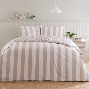 Kent Broad Stripe 100 Cotton Duvet Cover & Pillowcase Set