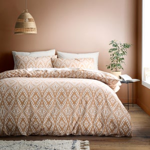 Syrah Ikat 100 Cotton Duvet Cover And Pillowcase Set