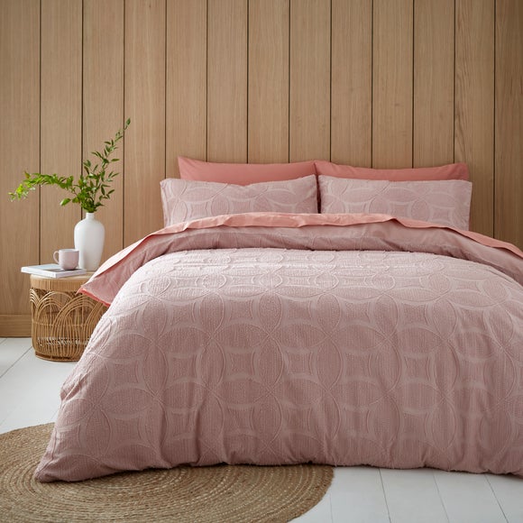 Alda Textured Duvet Cover And Pillowcase Set