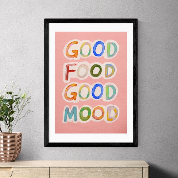 East End Prints Good Food Good Mood by Kartika Paramita