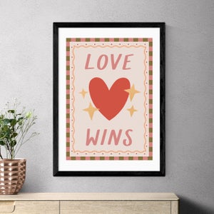East End Prints Love Wins By Kid Of The Village