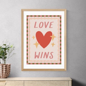 East End Prints Love Wins By Kid Of The Village