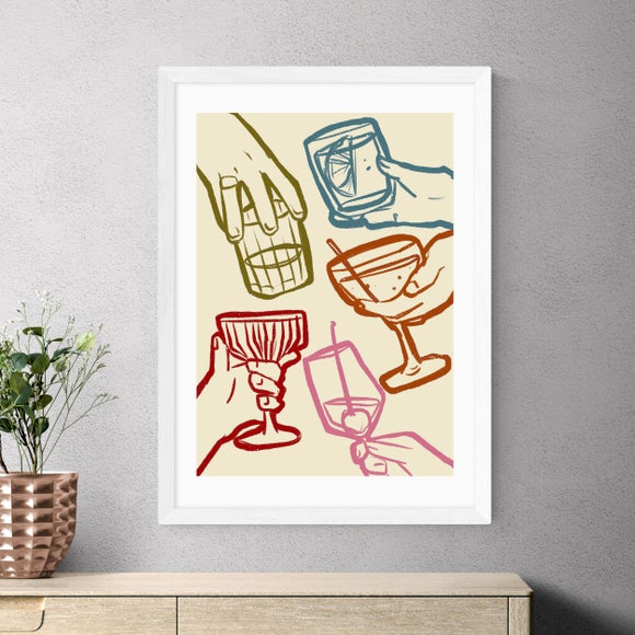 Photo of East End Prints Cheers Glasses By Simplyextrajordanary