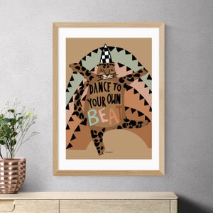 East End Prints Dancing Leopard By Wonder And Rah