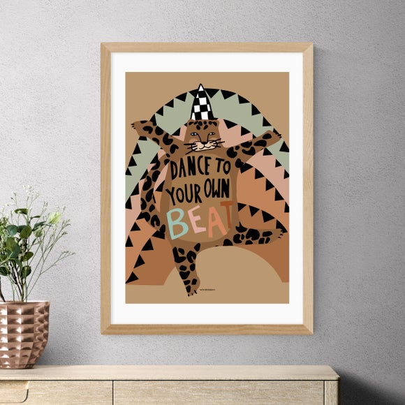 East End Prints Dancing Leopard by Wonder and Rah