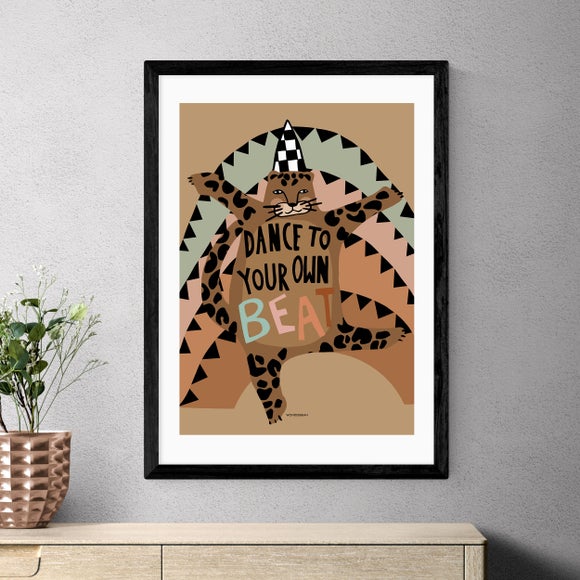 East End Prints Dancing Leopard by Wonder and Rah
