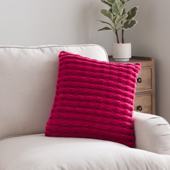 Click to view product details and reviews for Velvet Looped Square Cushion.