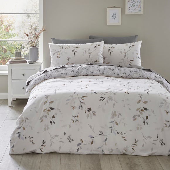 View Moonlight Floral 144 Thread Count Reversible Duvet Cover & Pillowcase Set View Moonlight Floral 144 Thread Count Reversible Duvet Cover & Pillowcase Set