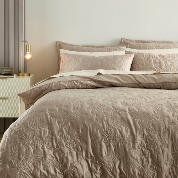 Luxe Heron Duvet Cover And Pillowcase Set