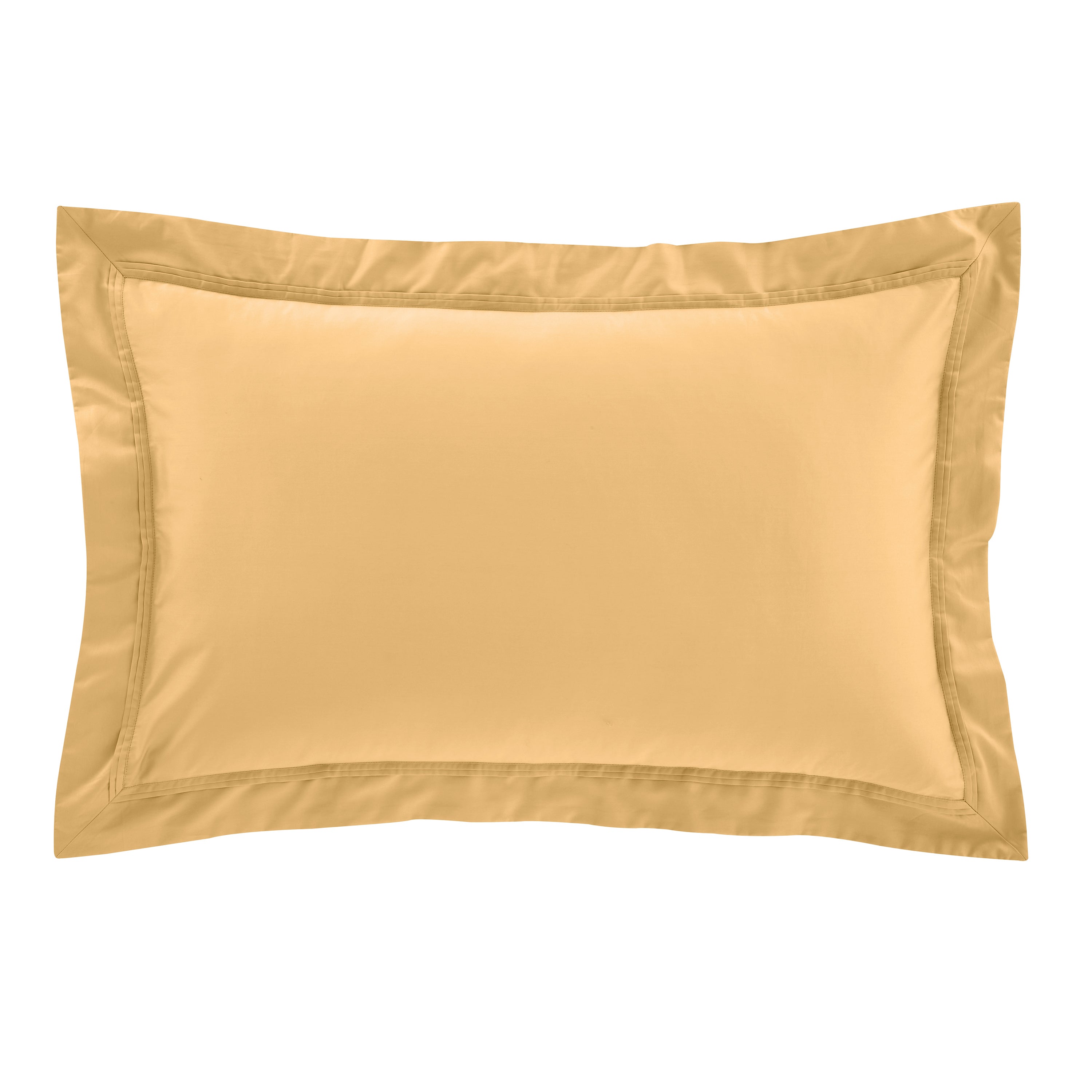 Dorma Luxurious & Silky 500 Thread Count Cotton Sateen Oxford Pillowcase Honey