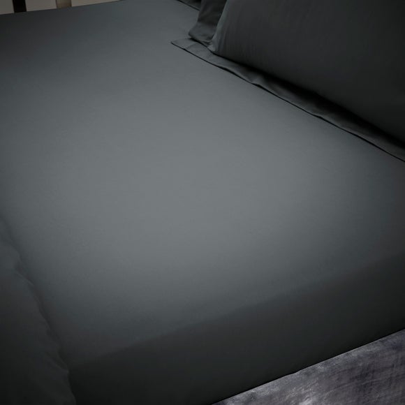 Photo 2 of Hotel 230 Thread Count Percale 100 Cotton Fitted Sheet