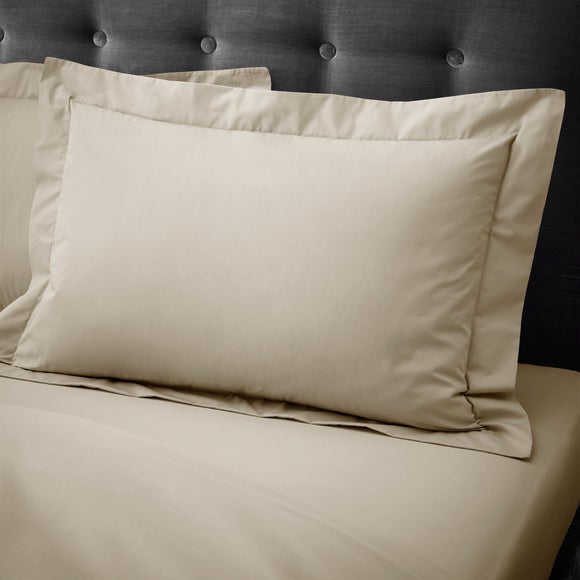 Hotel 230 Thread Count Crisp 100% Cotton Percale Oxford Pillowcase