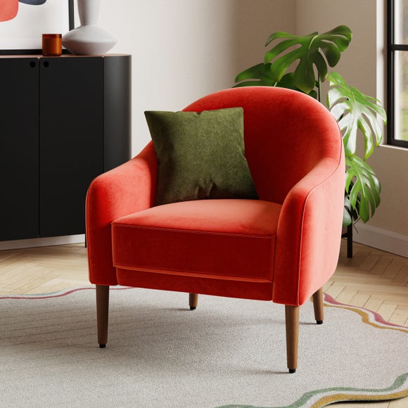 Kaspar Velvet Tub Chair